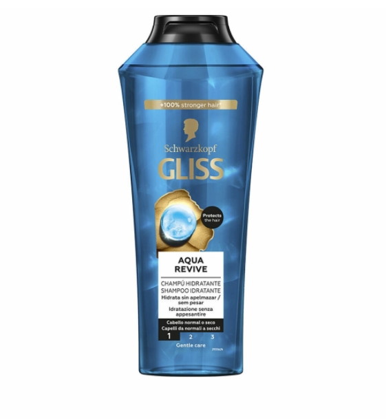Restorative Shampoo Schwarzkopf GLISS AQUA REVIVE 400 ml
