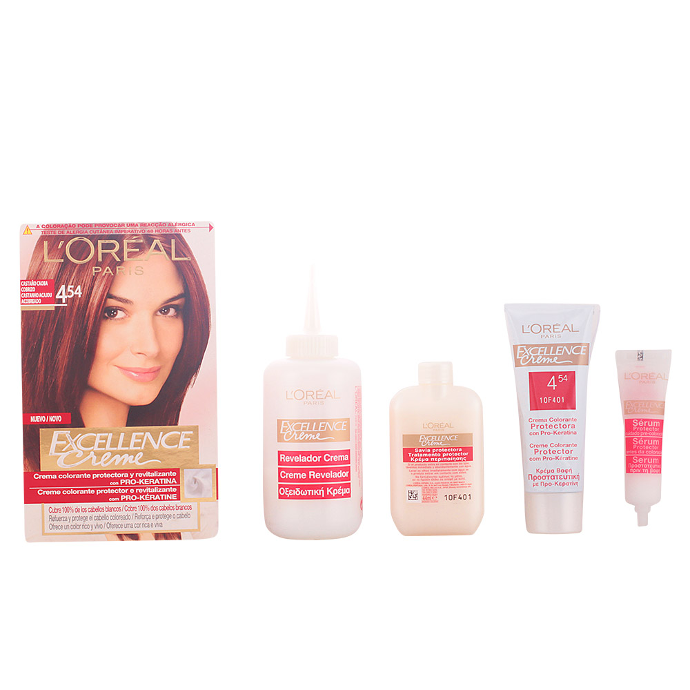 EXCELLENCE Creme tinte #4,54 castaño caoba cobrizo 192 ml