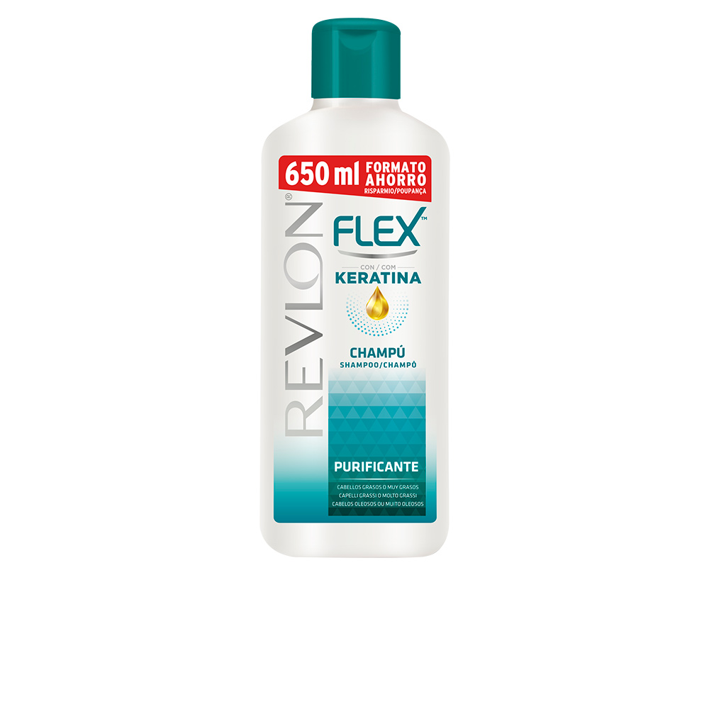 FLEX KERATIN purifying oily hair shampoo 650 ml