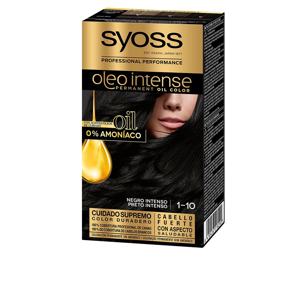OLEO INTENSE ammonia-free hair color #1.10-intense black 5 pcs 5 pz