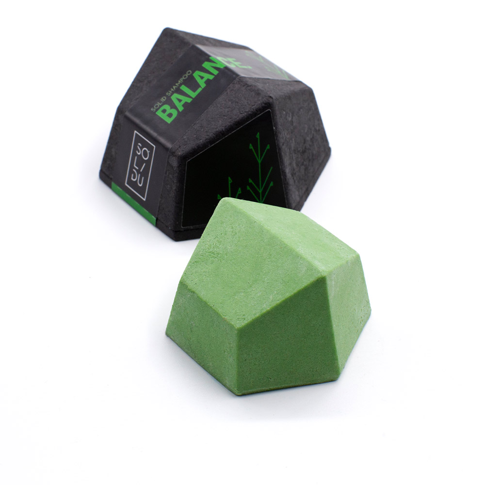 THE BALANCE oily hair rosemary & mint shampoo bar 70 g