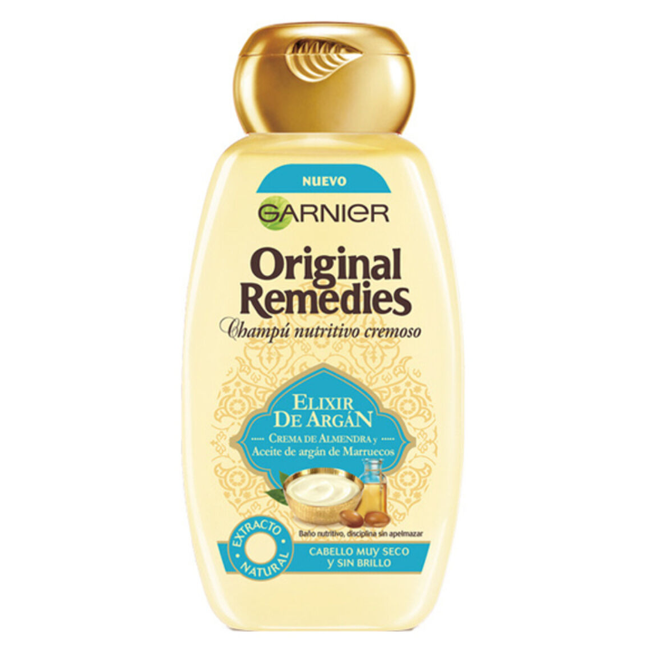 Nourishing Shampoo Elixir De Argán Original Remedies Fructis (300 ml)
